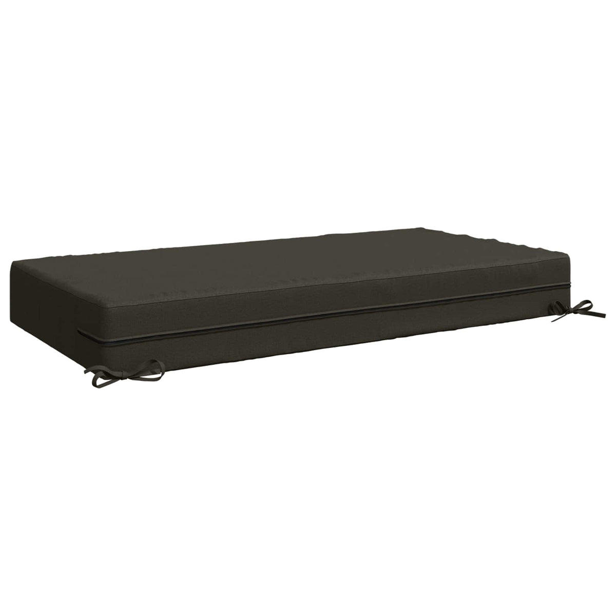 Seat Cushion SOEST 100% Polyester 120 x 60 x 15 cm Melange Anthracite