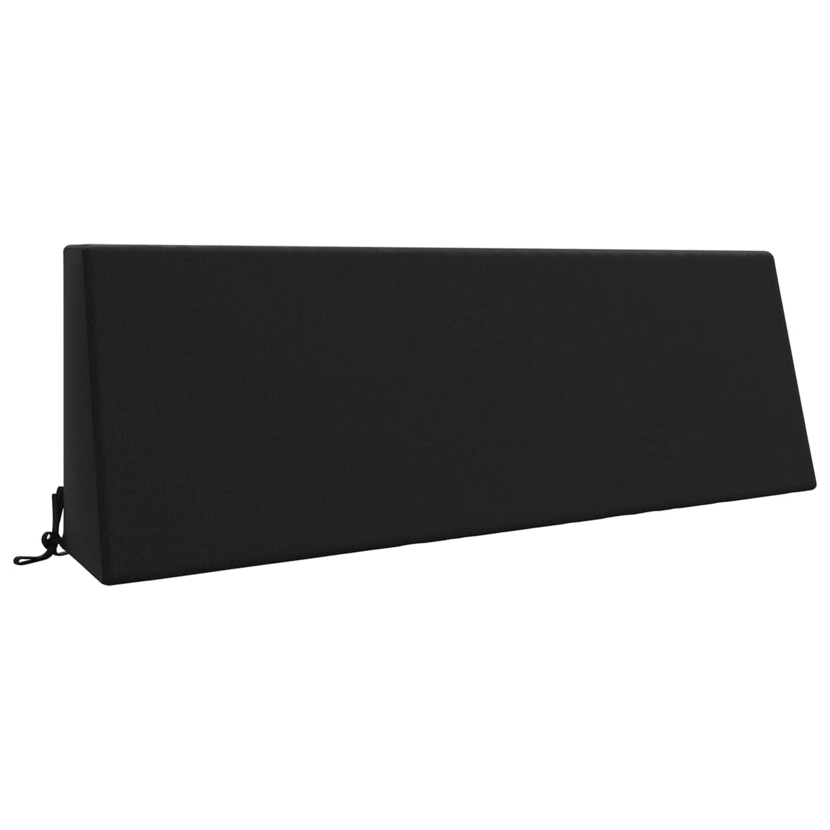 vidaXL Back Cushion SOEST 100% Polyester Black 120 x 20 x 40 cm 2