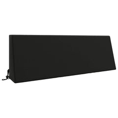 vidaXL Back Cushion SOEST 100% Polyester Black 120 x 20 x 40 cm 2