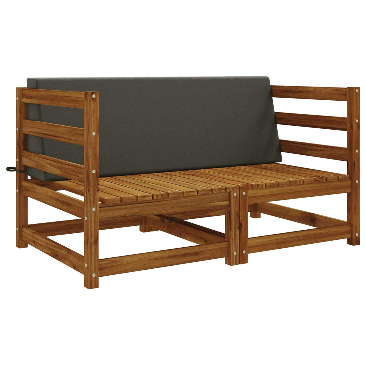 vidaXL Back Cushion SOEST 100% Polyester Anthracite 120 x 20 x 40 cm 3