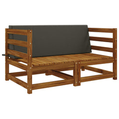 vidaXL Back Cushion SOEST 100% Polyester Anthracite 120 x 20 x 40 cm 3