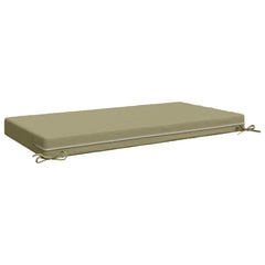vidaXL Seat Cushion SOEST 100% Polyester Light Green 120 x 60 x 10 cm 5