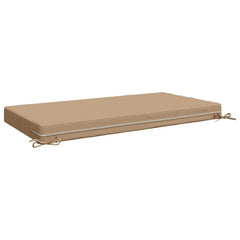 vidaXL Seat Cushion SOEST 100% Polyester Sand 120 x 60 x 10 cm 5