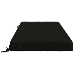 vidaXL Seat Cushion SOEST 100% Polyester Black 120 x 60 x 10 cm 4