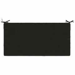vidaXL Seat Cushion SOEST 100% Polyester Black 120 x 60 x 10 cm 6