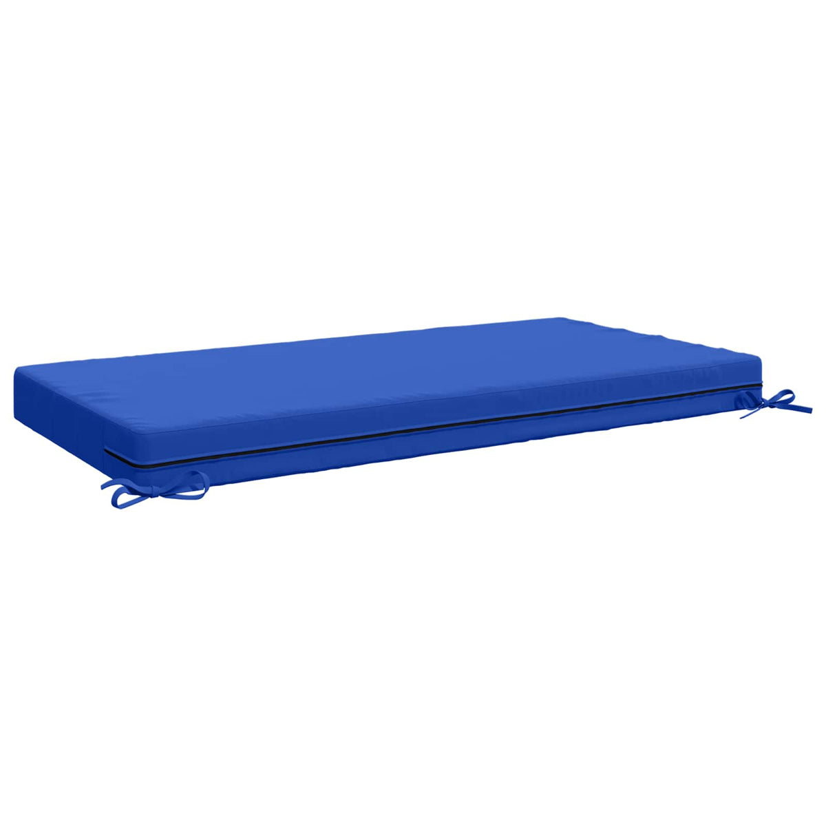 vidaXL Seat Cushion SOEST 100% Polyester Royal Blue 120 x 60 x 10 cm 5