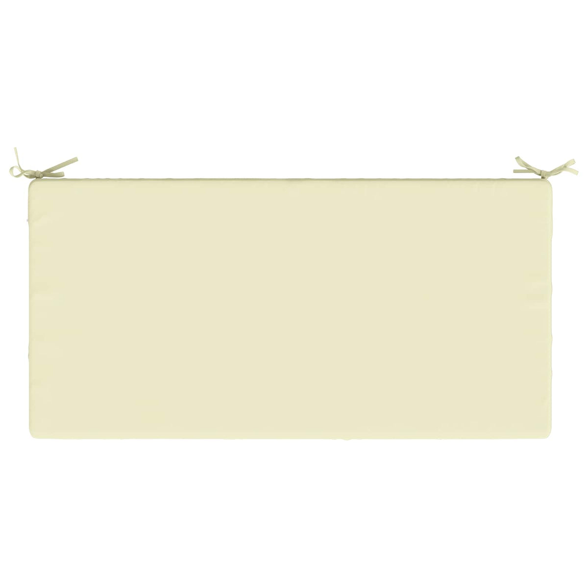 vidaXL Seat Cushion SOEST 100% Polyester Cream 120 x 60 x 10 cm 6
