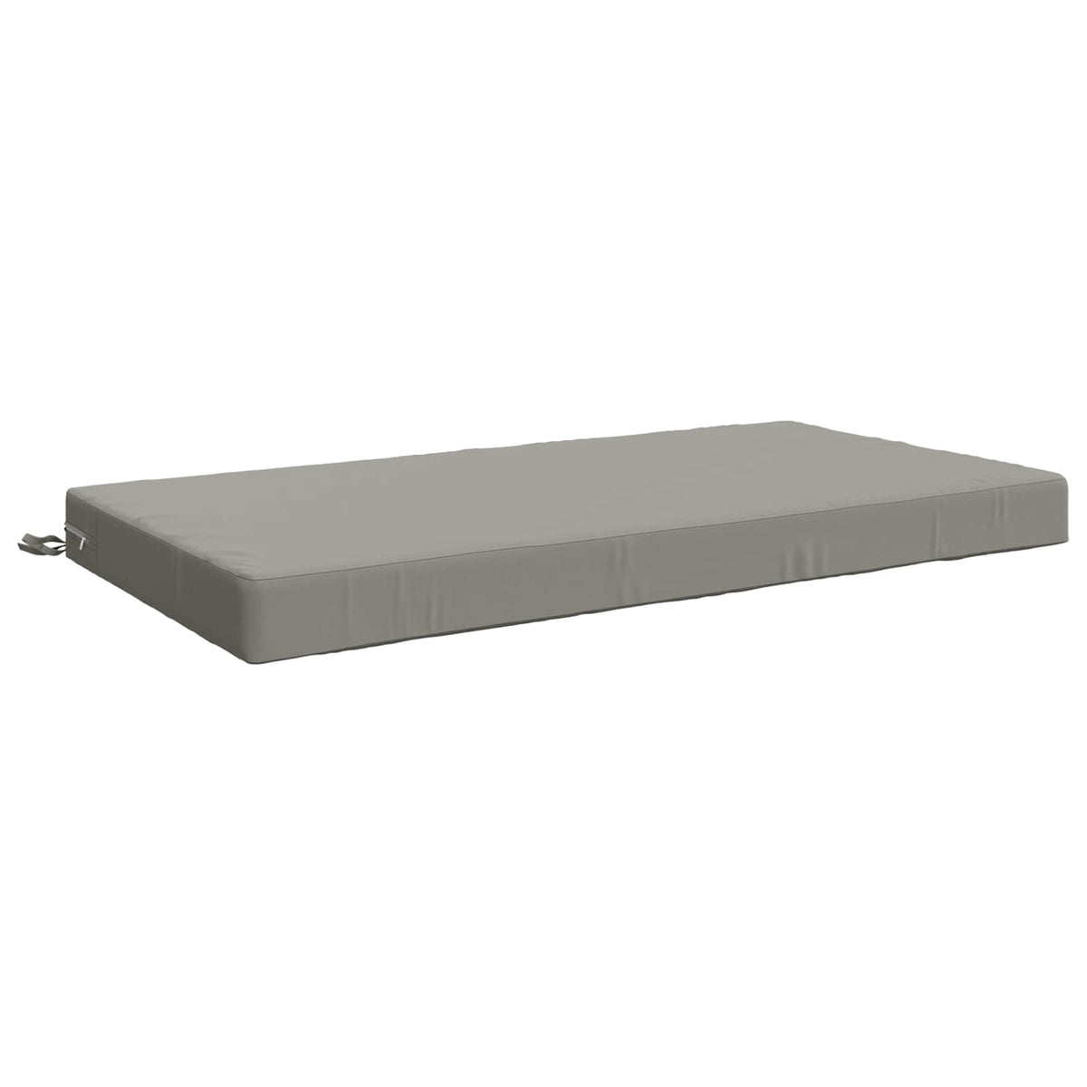 vidaXL Seat Cushion SOEST 100% Polyester Grey 120 x 60 x 10 cm 2