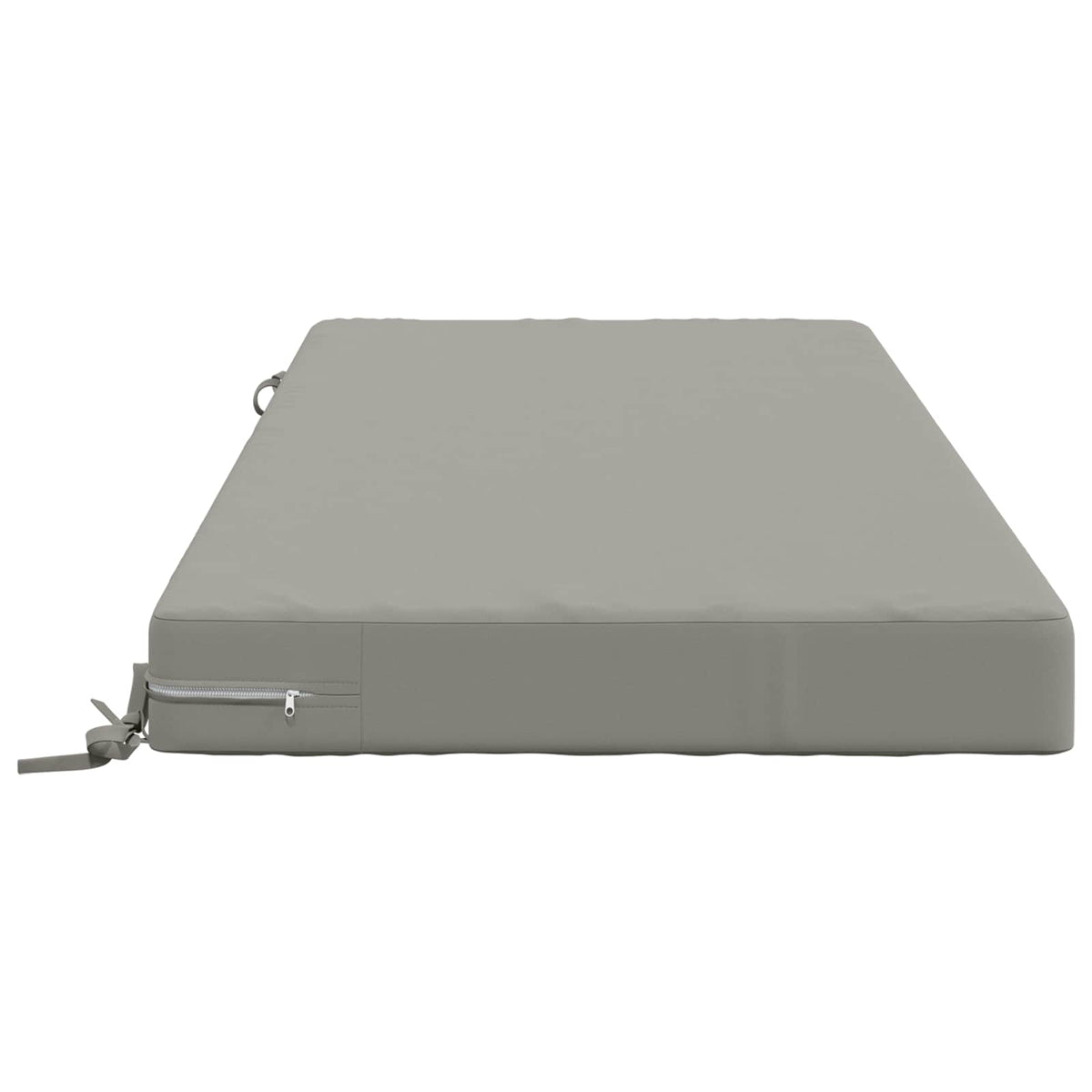 vidaXL Seat Cushion SOEST 100% Polyester Grey 120 x 60 x 10 cm 4