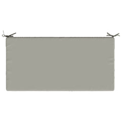 vidaXL Seat Cushion SOEST 100% Polyester Grey 120 x 60 x 10 cm 6