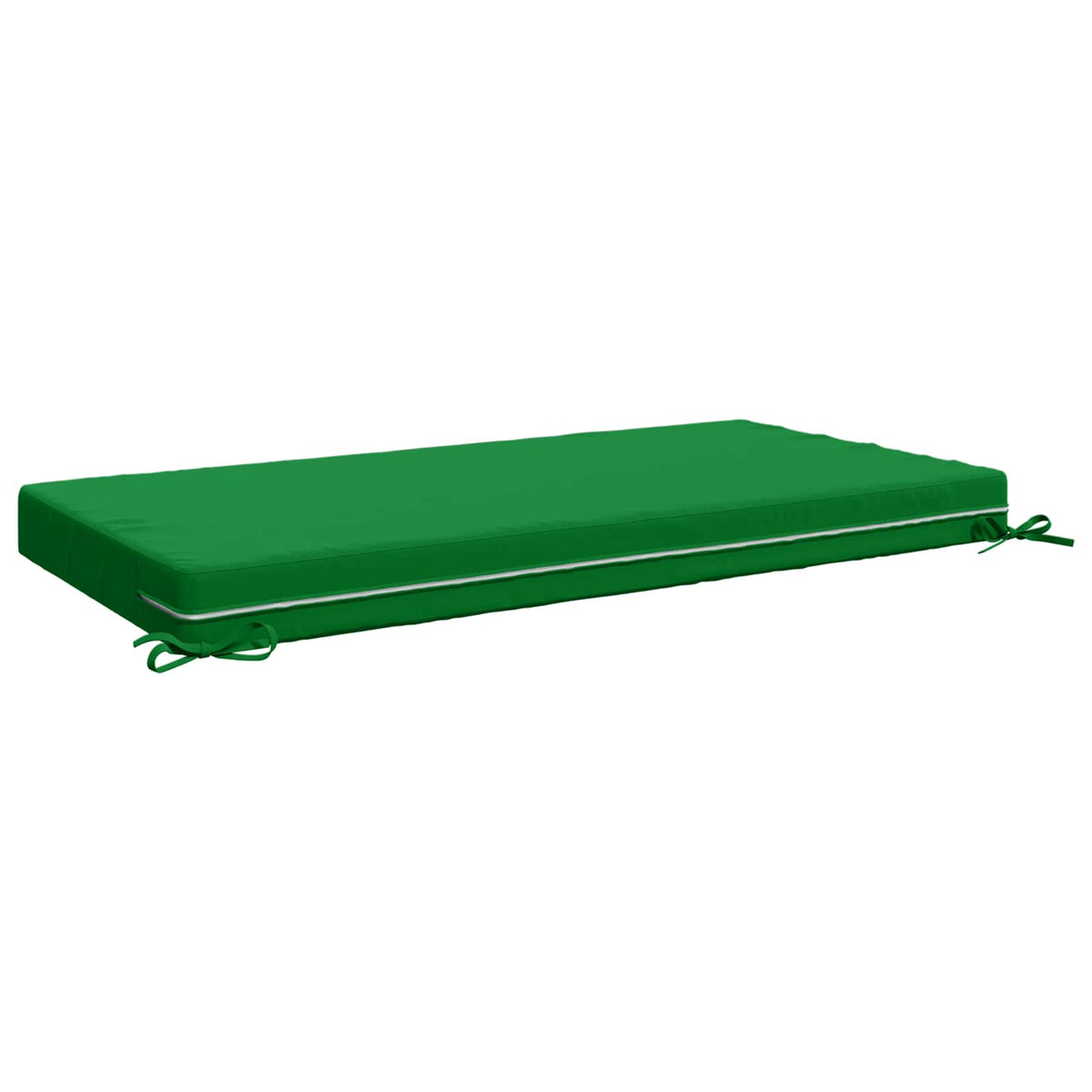 vidaXL Seat Cushion SOEST 100% Polyester Green 120 x 60 x 10 cm 5