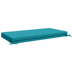 vidaXL Seat Cushion SOEST 100% Polyester Turquoise 120 x 60 x 10 cm 5