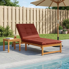 Sunlounger Cushion GEMERT Polyester Melange Red