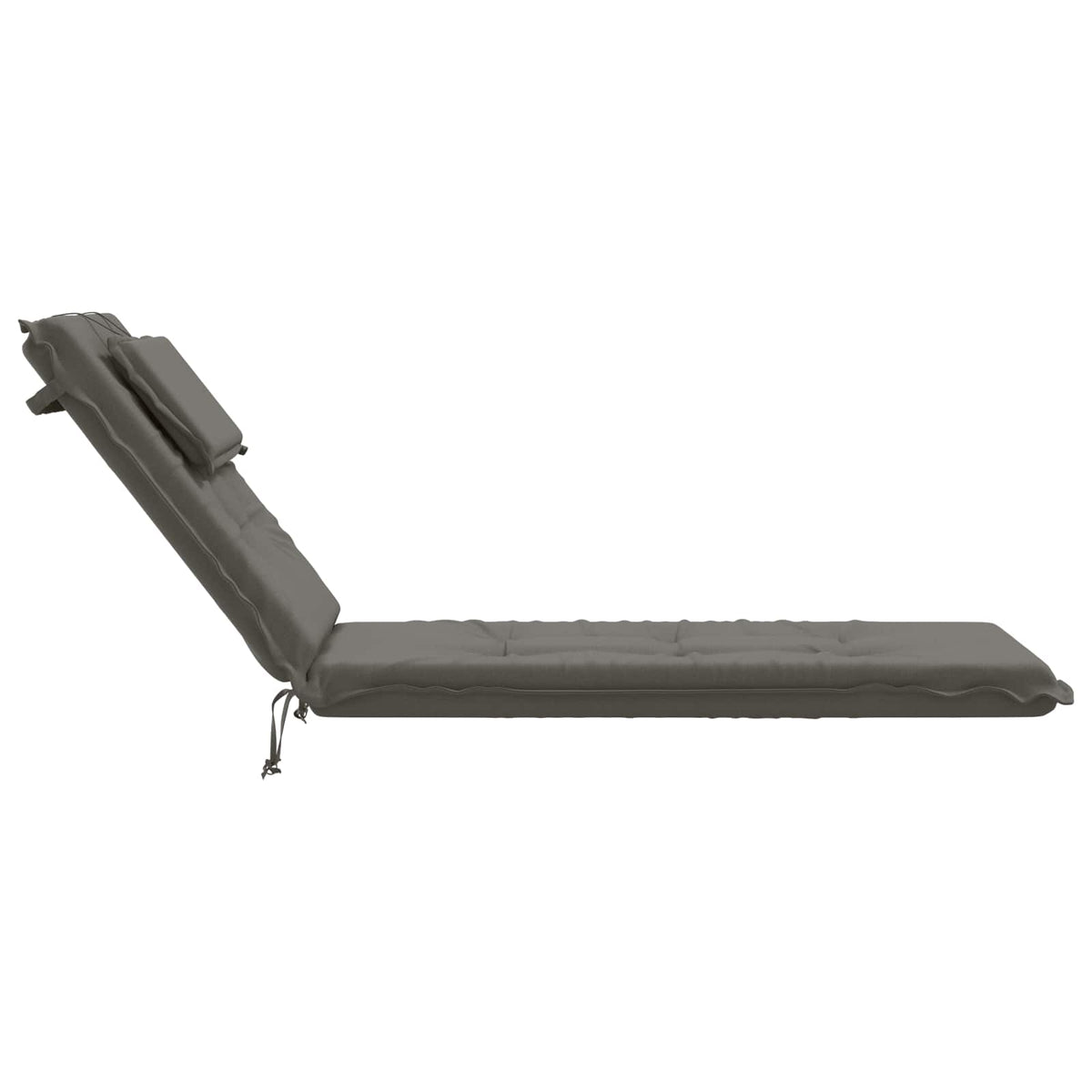 Sunlounger Cushion GEMERT 100% Polyester Melange Grey