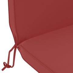 vidaXL Adirondack Chair Cushion 100% Polyester Wine Red 6