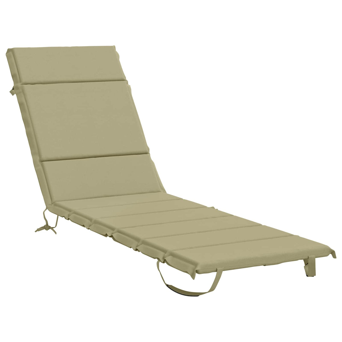 vidaXL Sunlounger Cushion GEMERT 100% Polyester Light Green 2