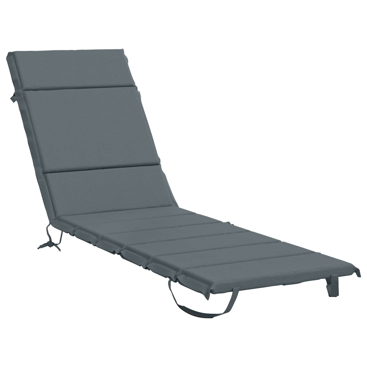 vidaXL Sunlounger Cushion GEMERT 100% Polyester Blue 200 x 50 x 3 cm 2