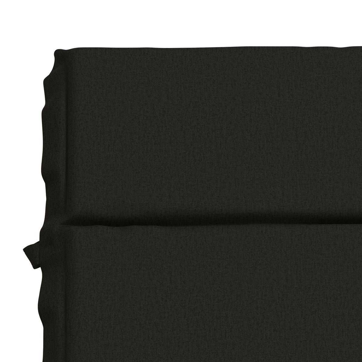 vidaXL Sunlounger Cushion GEMERT 100% Polyester Black 200 x 50 x 3 cm 6