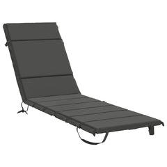 vidaXL Sunlounger Cushion GEMERT 100% Polyester Anthracite 2