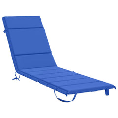 vidaXL Sunlounger Cushion GEMERT 100% Polyester Royal Blue 2