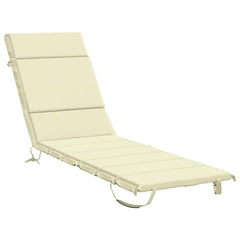 Sunlounger Cushion GEMERT 100% Polyester Cream, image 2