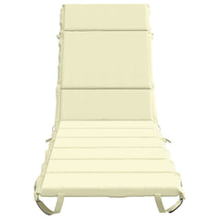Sunlounger Cushion GEMERT 100% Polyester Cream, image 4