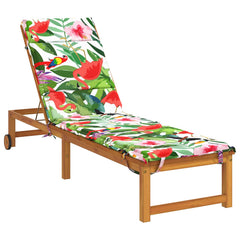 vidaXL Sunlounger Cushion GEMERT 100% Polyester Multicolour 3