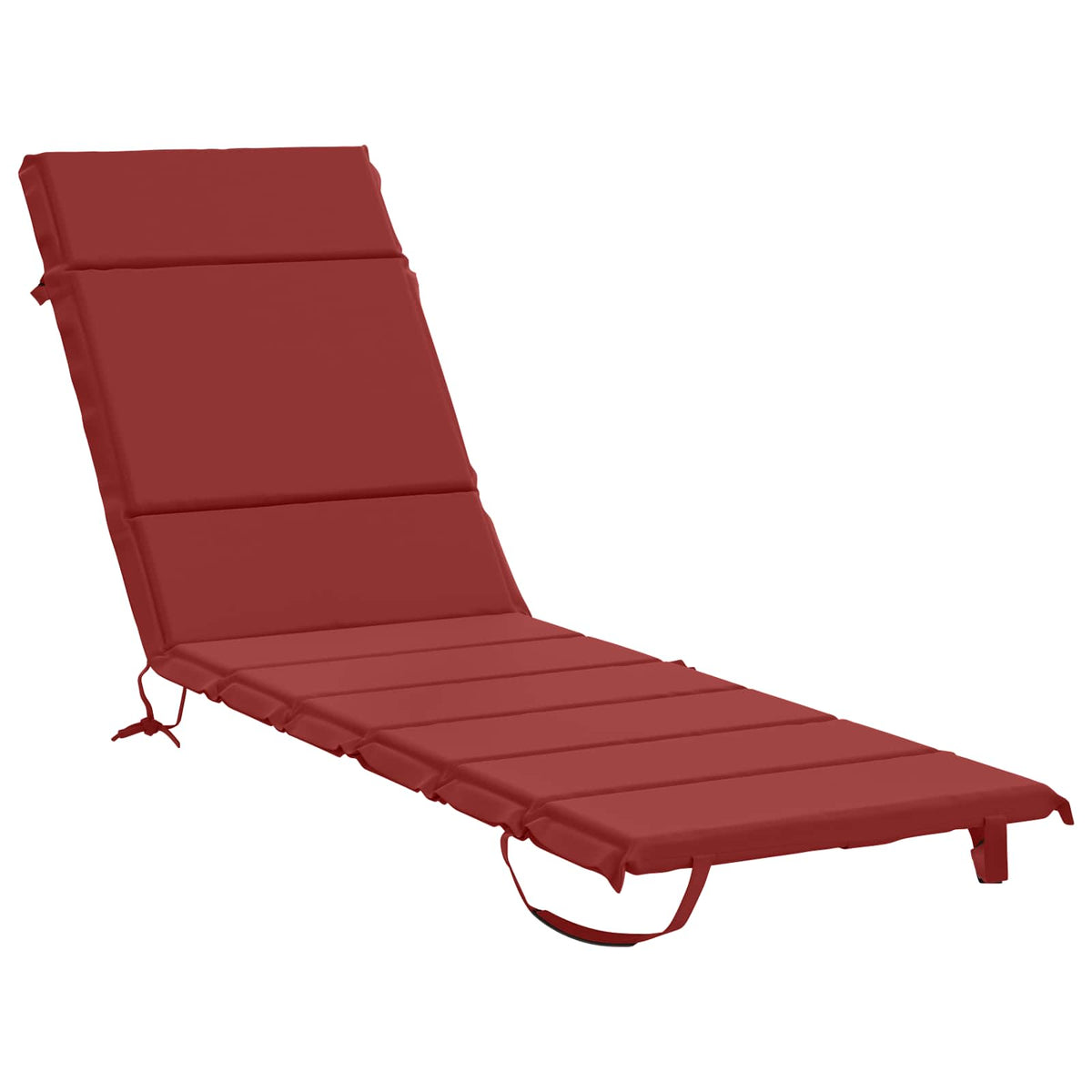 vidaXL Sunlounger Cushion GEMERT 100% Polyester Wine Red 2