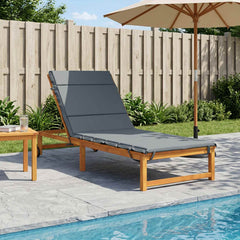 Sunlounger Cushion GEMERT 100% Polyester Melange 200 x 90 x 3 cm Blue