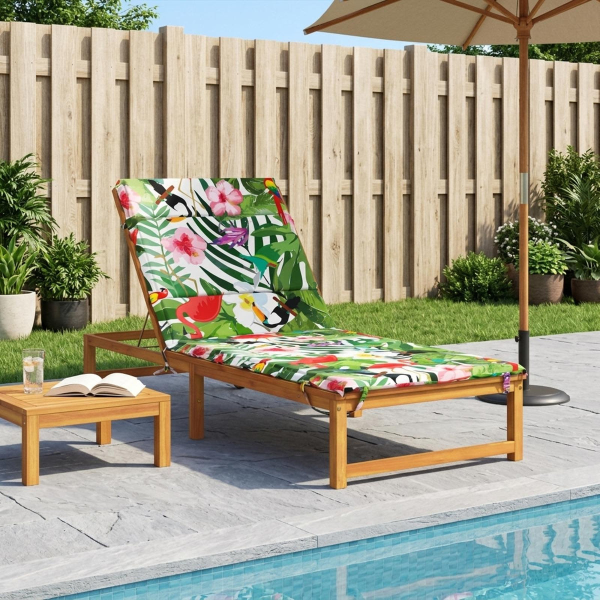Sunlounger Cushion GEMERT Polyester Multicolour