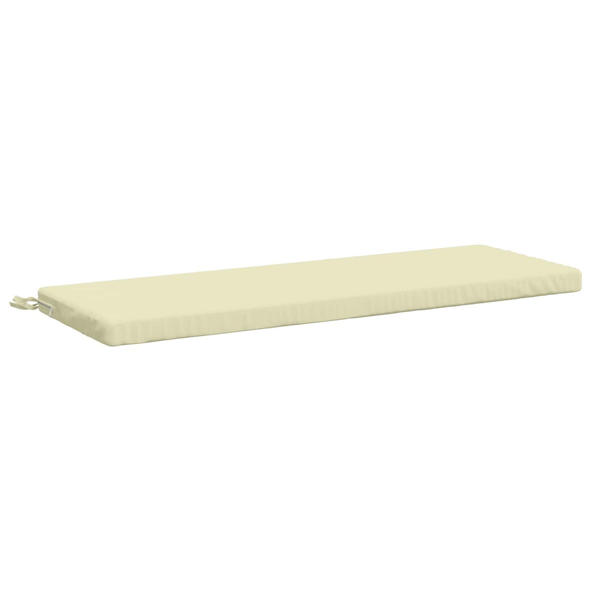 vidaXL Bench Cushions SOEST 2 pcs 100% Polyester Cream 100 x 40 x 5 cm 4