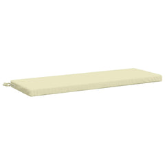 vidaXL Bench Cushions SOEST 2 pcs 100% Polyester Cream 110 x 40 x 5 cm 4