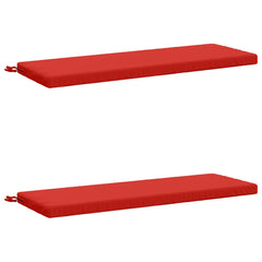 Bench Cushions SOEST 2 pcs 100% Polyester Red, image 2