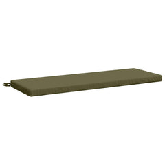 vidaXL Bench Cushions SOEST 2 pcs 100% Polyester Olive Green 4