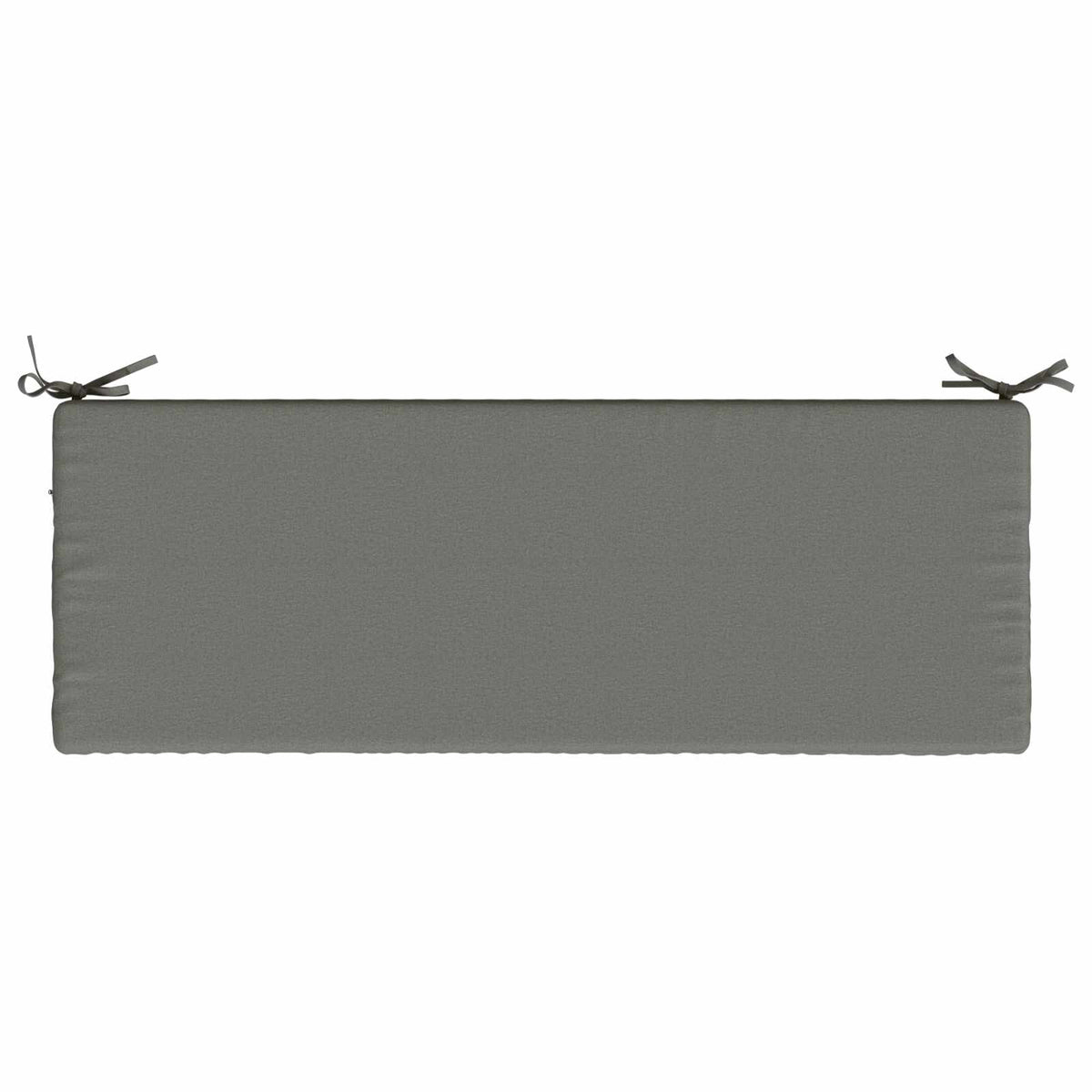 vidaXL Bench Cushions SOEST 2 pcs 100% Polyester Grey 120 x 40 x 5 cm 6