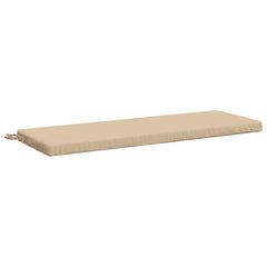 vidaXL Bench Cushions SOEST 2 pcs 100% Polyester Cream 120 x 40 x 5 cm 4