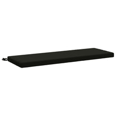 vidaXL Bench Cushions SOEST 2 pcs 100% Polyester Black 120 x 40 x 5 cm 4