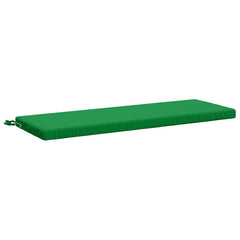 vidaXL Bench Cushions SOEST 2 pcs 100% Polyester Green 120 x 40 x 5 cm 4