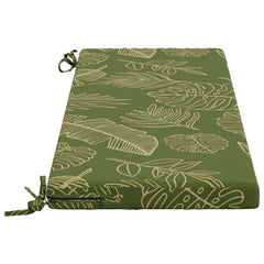 vidaXL Bench Cushions SOEST 2 pcs 100% Polyester Leaf Design 5