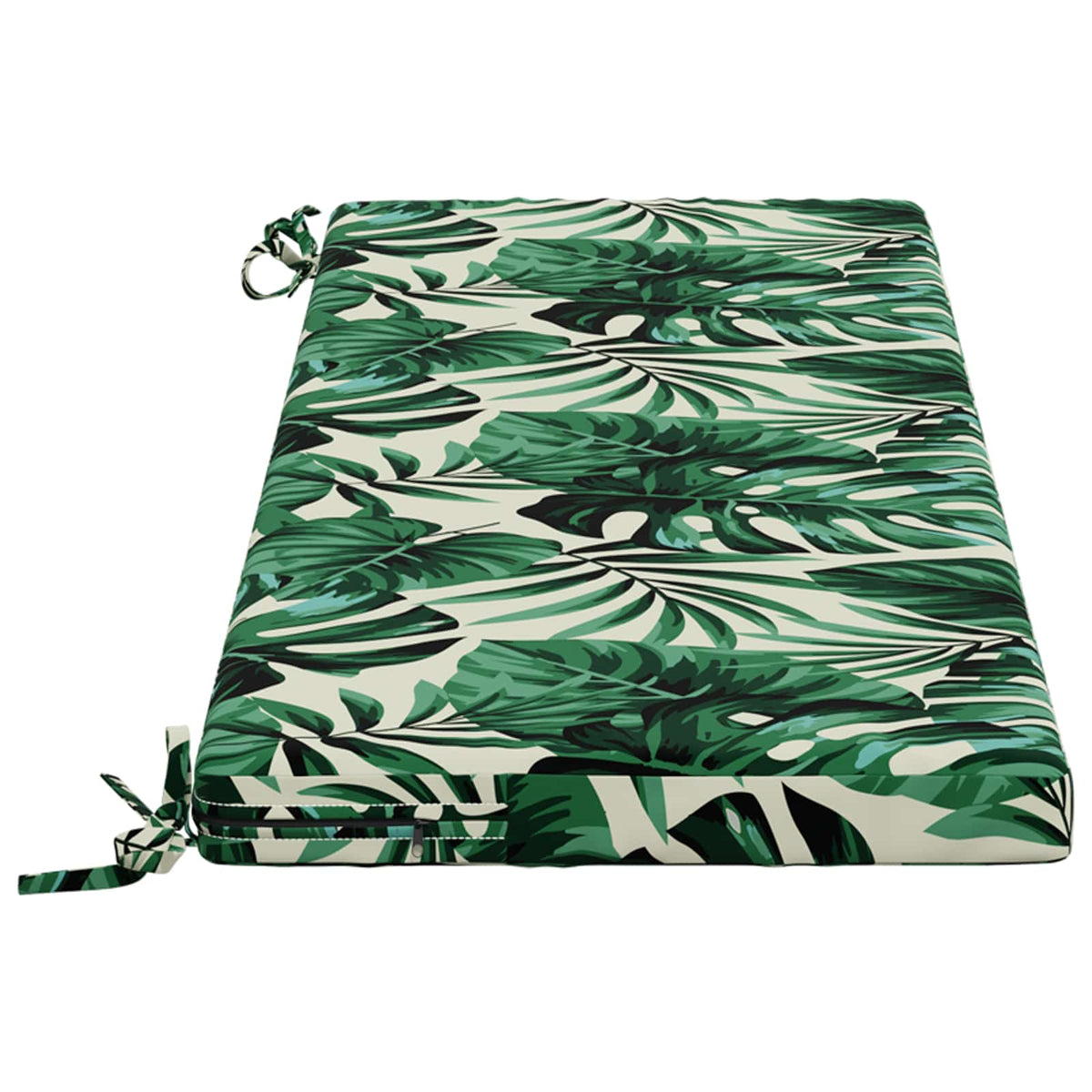 vidaXL Bench Cushions SOEST 2 pcs 100% Polyester Leaf Pattern 5