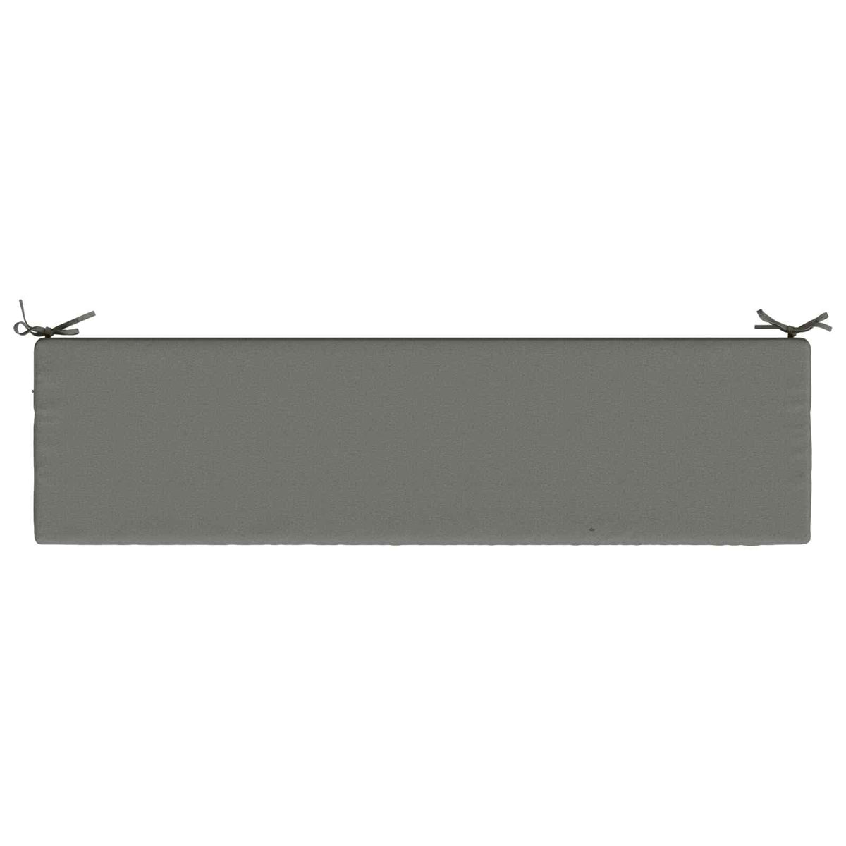 vidaXL Bench Cushions SOEST 2 pcs 100% Polyester Grey 140 x 40 x 5 cm 6