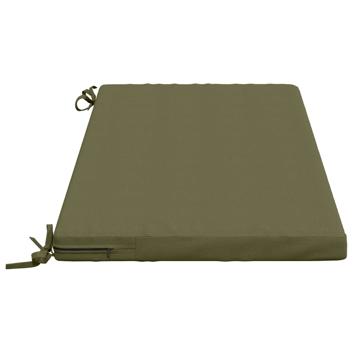 vidaXL Bench Cushions SOEST 2 pcs 100% Polyester Olive Green 5