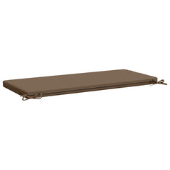 vidaXL Bench Cushions SOEST 2 pcs 100% Polyester Taupe 110 x 50 x 5 cm 6
