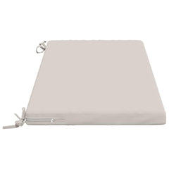 vidaXL Bench Cushions SOEST 2 pcs 100% Polyester White 110 x 50 x 5 cm 5