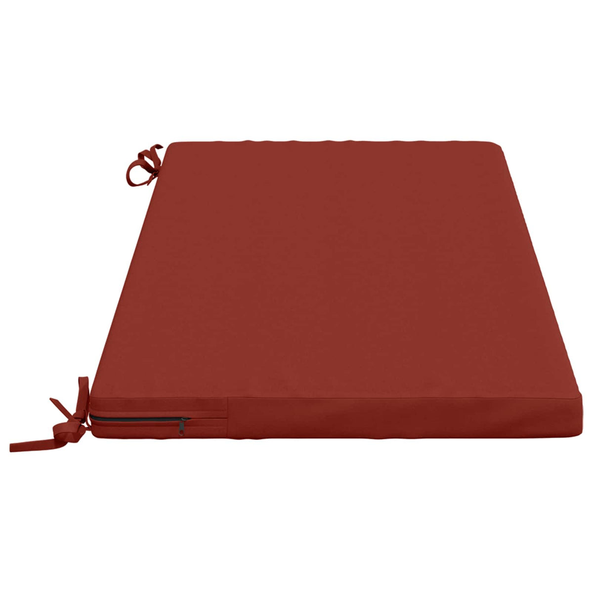 vidaXL Bench Cushions SOEST 2 pcs 100% Polyester Red 110 x 50 x 5 cm 5