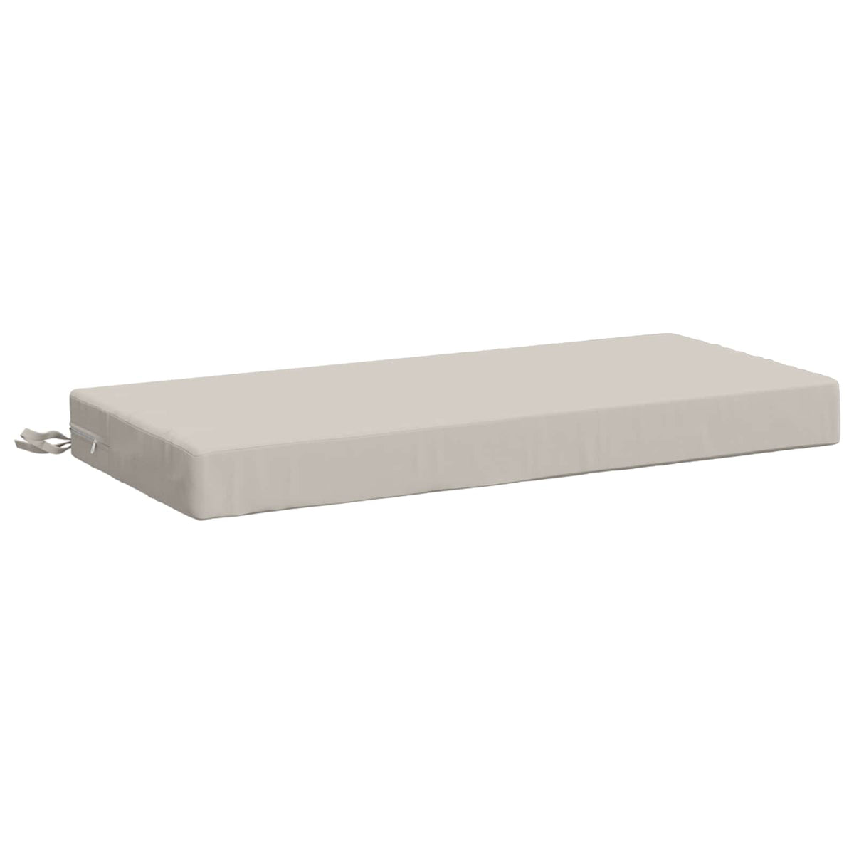 vidaXL Bench Cushions SOEST 2 pcs 100% Polyester White 80 x 40 x 8 cm 4
