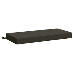 vidaXL Bench Cushions SOEST 2 pcs 100% Polyester Anthracite 4