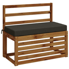 vidaXL Bench Cushions SOEST 2 pcs 100% Polyester Anthracite 3