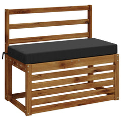 vidaXL Bench Cushions SOEST 2 pcs 100% Polyester Anthracite 3