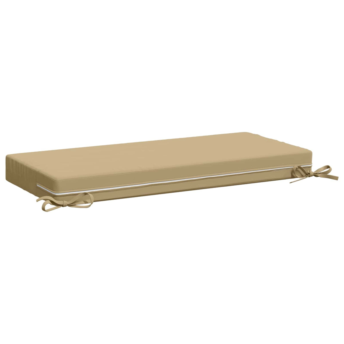 vidaXL Bench Cushions SOEST 2 pcs 100% Polyester Beige 80 x 40 x 8 cm 6